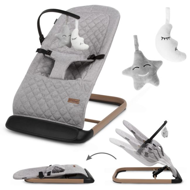 Balansoar Pentru Copii Kidwell Laro Full - Wooden Grey Pjblebular01a4