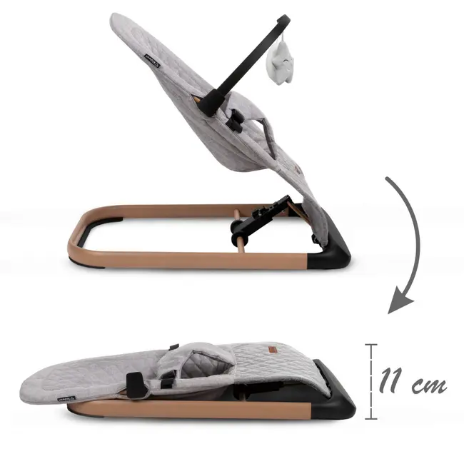 Balansoar Pentru Copii Kidwell Laro Full - Wooden Grey Pjblebular01a4