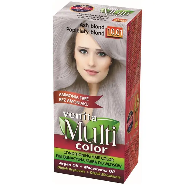 Display din carton cu 30 bucati Vopsea de par Venita Multicolor si paletar