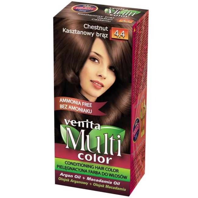 Display din carton cu 30 bucati Vopsea de par Venita Multicolor si paletar