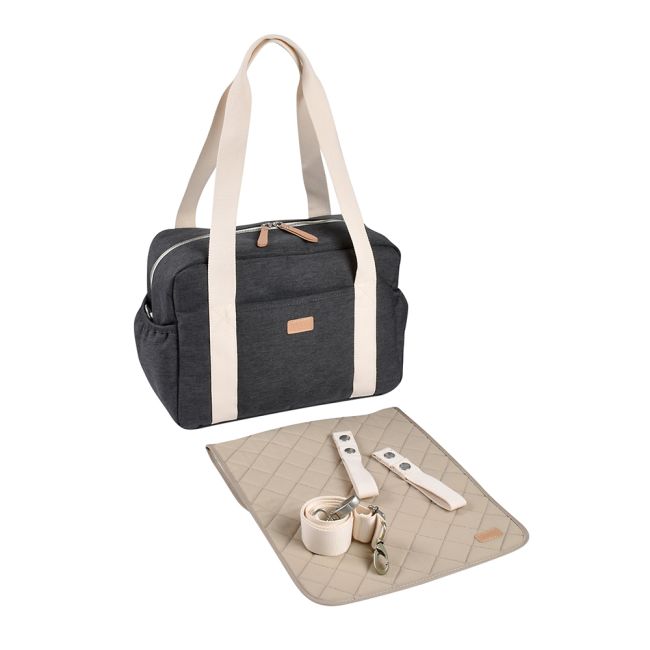 Geanta de infasat Beaba Paris ,   Dark Heather Grey ERFB940329