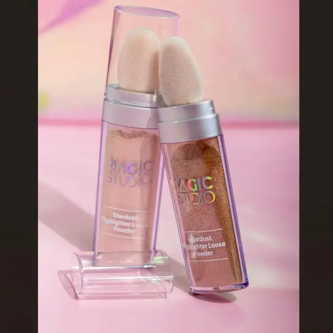 Iluminator pudra cu aplicator, Sampanie, nr 1, 68067, 9.6 g, Magic Studio