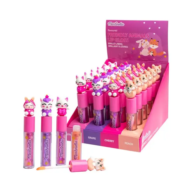 Luciu de buze Friendly Animals, 44108, Set 24, Martinelia