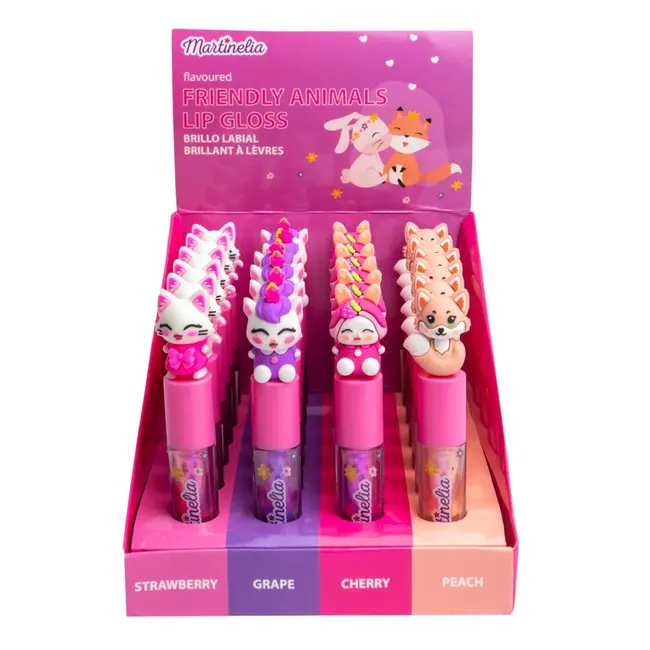 Luciu de buze Friendly Animals, 44108, Set 24, Martinelia