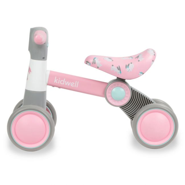 Mini Bicicleta De Echilibru Fara Pedale Pentru Copii, Reglabila Si Roti Eva, Ultra-usoara, Petito Bunny, 12 Luni+ Pjbjedzpet02a0