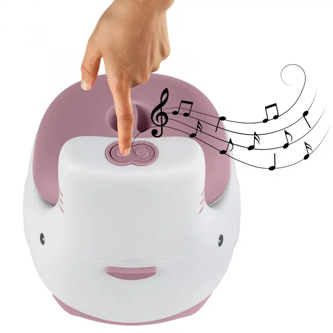 Olita Interactiva Pentru Copii Cu Sunet, Kidwell Fino, Alb Si Rose, 18 Luni + Pjbnocnfin03a0