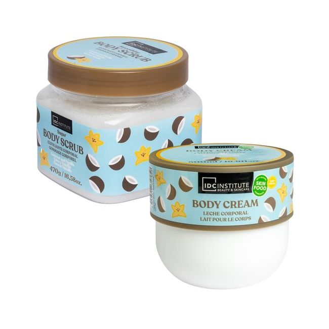 Pachet ingrijire corp Skin Food Body Cream Cocos & Vanilie, IDC Institute