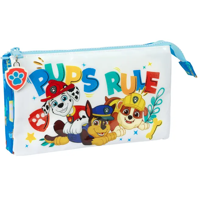 Penar Paw Patrol Pups Rule cu 3 compartimente, 22x12x3 cm