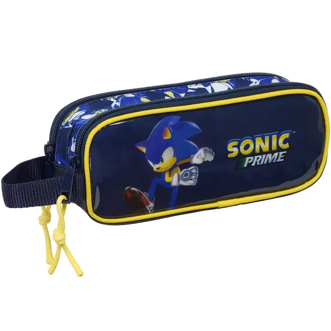 Penar Sonic Prime cu 2 compartimente, 21x8x6 cm