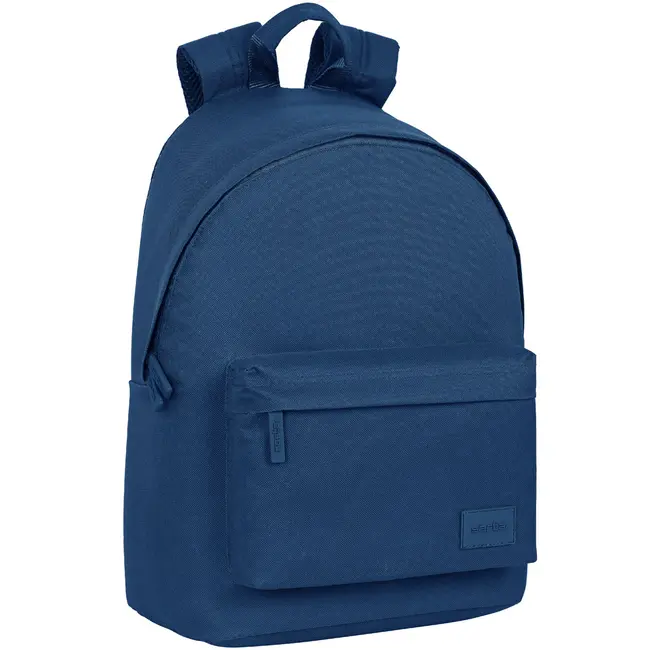 Rucsac Safta Basic Navy Blue, buzunar laptop/tableta, 31x41x16 cm