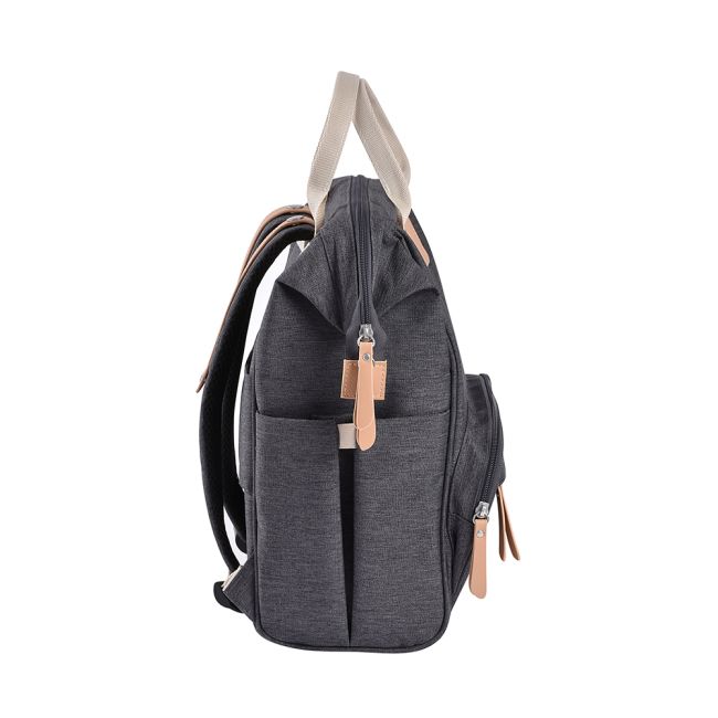 Rucsac de infasat Beaba Wellington Dark Heather Grey ERFB940328