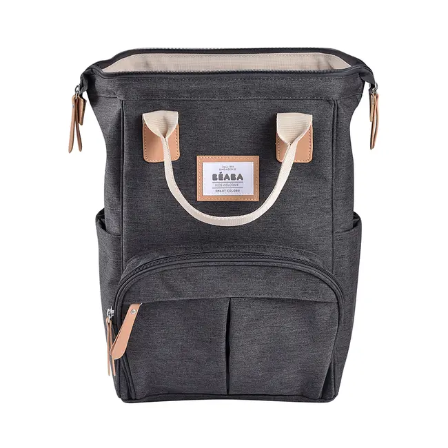 Rucsac de infasat Beaba Wellington Dark Heather Grey ERFB940328