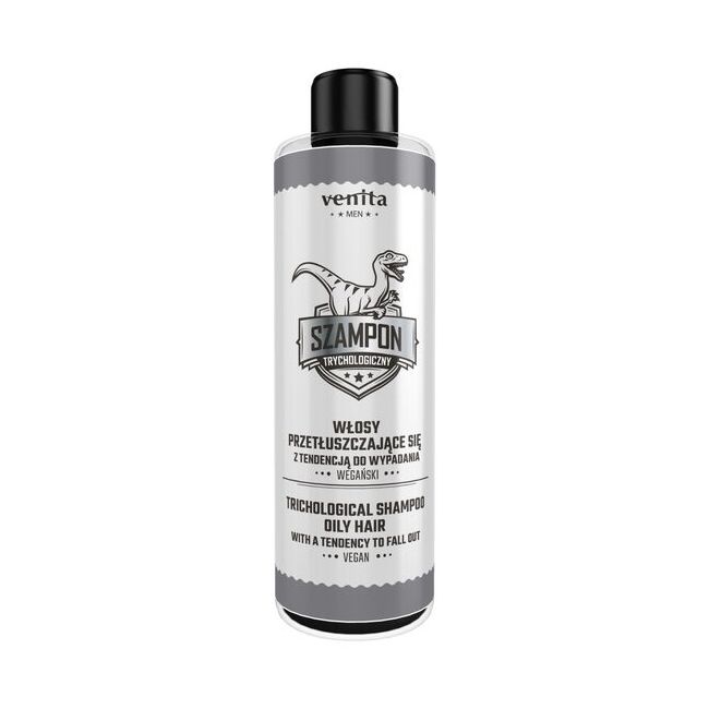 Sampon tricologic pentru barbati, par gras cu tendinta de cadere, Venita, 300ml