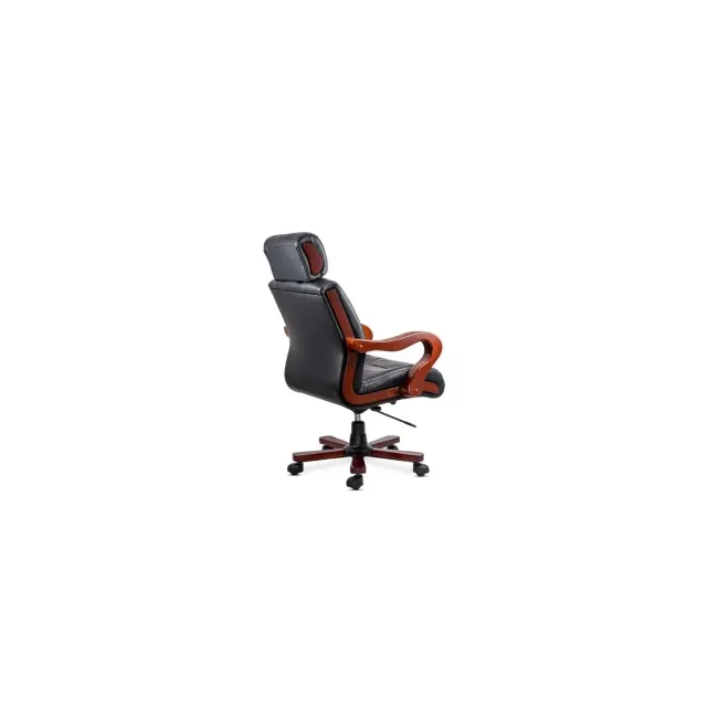Scaun directorial cu masaj off1662, baza lemn, piele ecologica, elegant, robust, cu temporizator, 120 kg drm10585