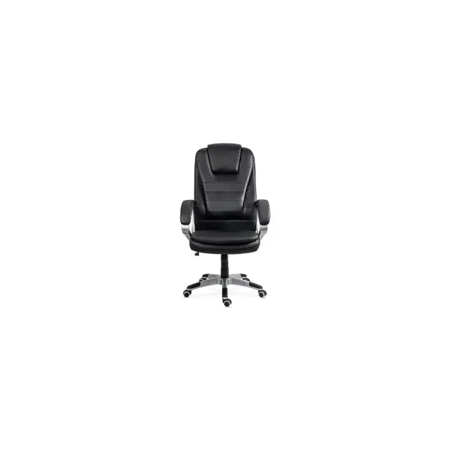 Scaun directorial off201s, piele ecologica, elegant, mecanism balans, 100 kg drm10590