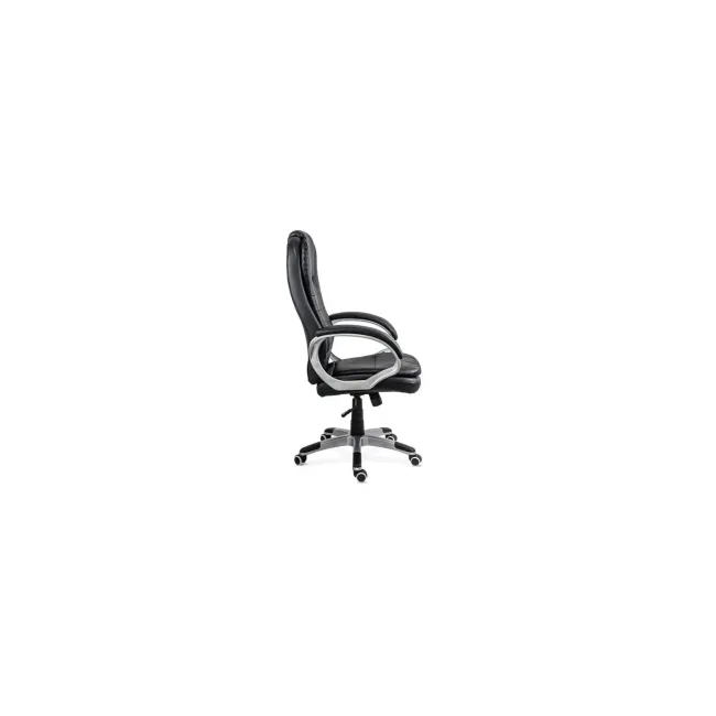 Scaun directorial off201s, piele ecologica, elegant, mecanism balans, 100 kg drm10590