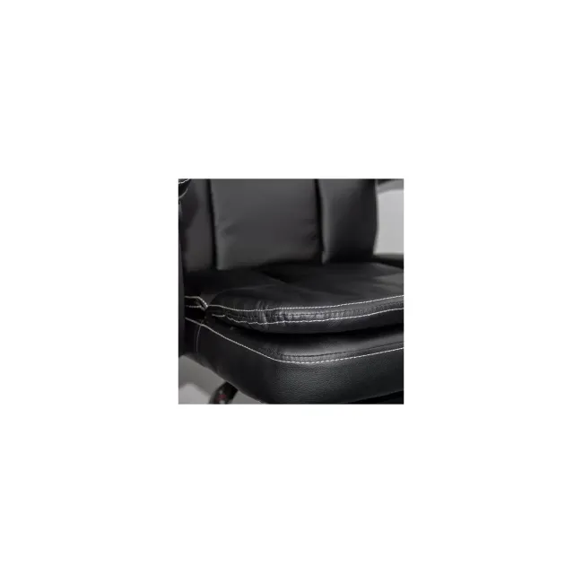 Scaun directorial off341, piele ecologica, mecanism balans, robust, rabatabil 170 grade, 150 kg drm10592