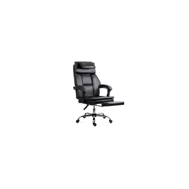 Scaun directorial off341, piele ecologica, mecanism balans, robust, rabatabil 170 grade, 150 kg drm10592