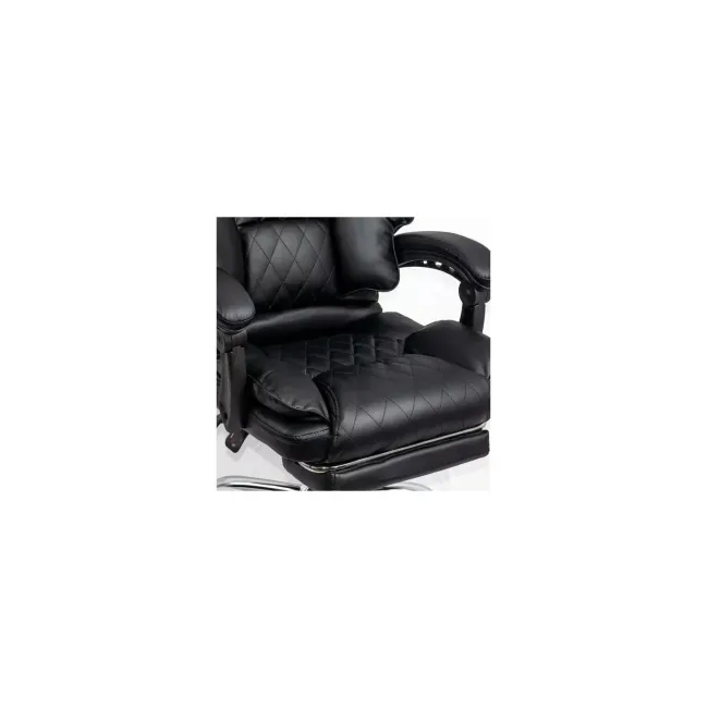 Scaun directorial off411, piele ecologica, mecanism asincron, perne duble, 120 kg drm10582