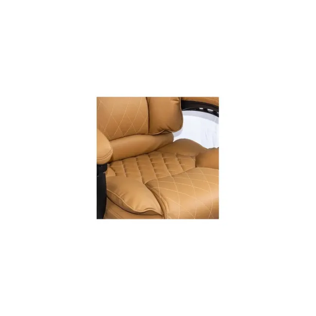 Scaun directorial off411, piele ecologica, mecanism asincron, perne duble, 120 kg drm10582