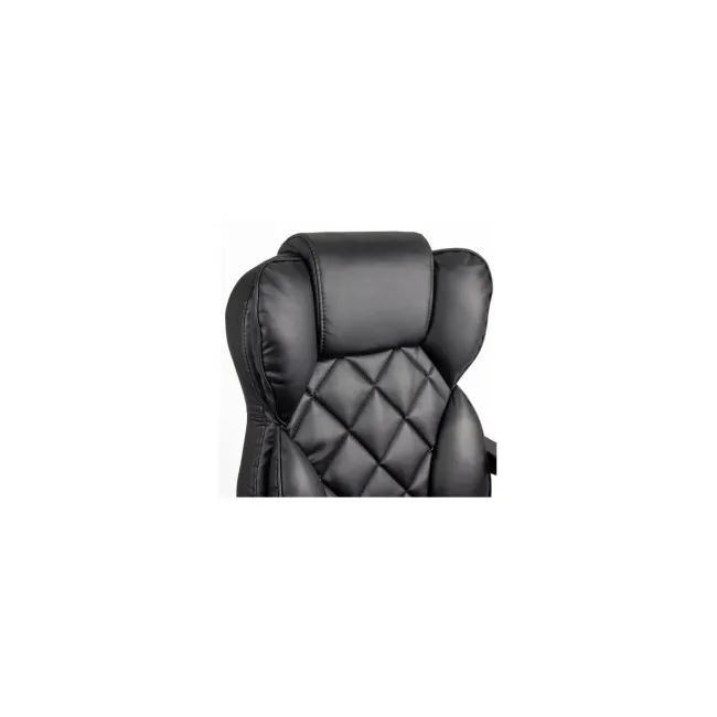 Scaun directorial off412, piele ecologica, mecanism asincron, robust, suport picioare retractabil, 120 kg drm10583