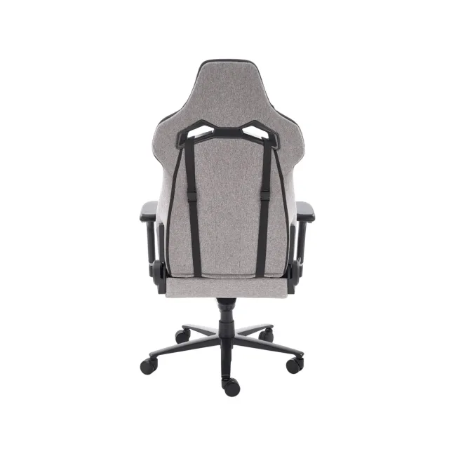 Scaun directorial pentru gaming hm alister, stofa, robust, cadru metalic, cotiere reglabile, multiblock,100 kg, gri drm10403