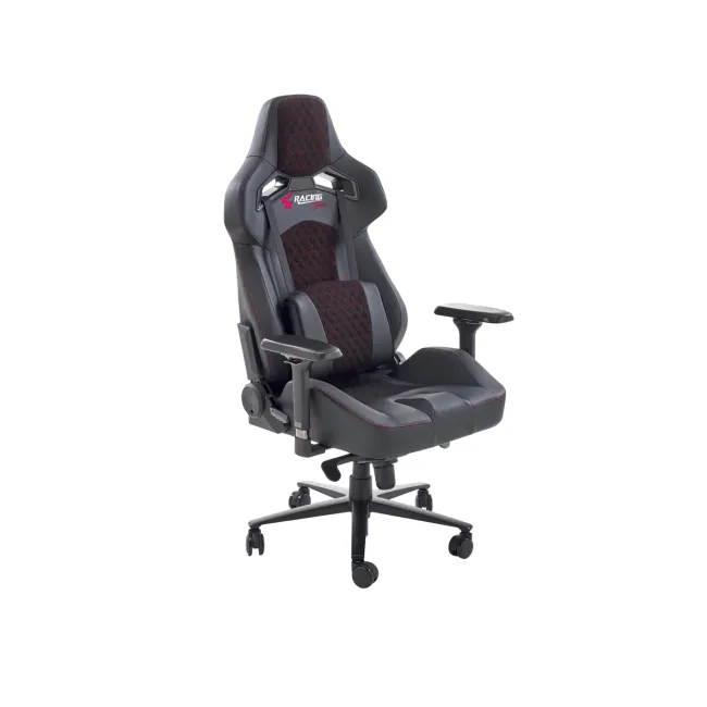 Scaun directorial pentru gaming hm baldur, piele ecologica, cadru metalic, cotiere reglabile, multiblock,100 kg, negru drm10404