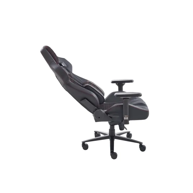 Scaun directorial pentru gaming hm baldur, piele ecologica, cadru metalic, cotiere reglabile, multiblock,100 kg, negru drm10404