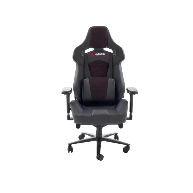 Scaun directorial pentru gaming hm baldur, piele ecologica, cadru metalic, cotiere reglabile, multiblock,100 kg, negru drm10404