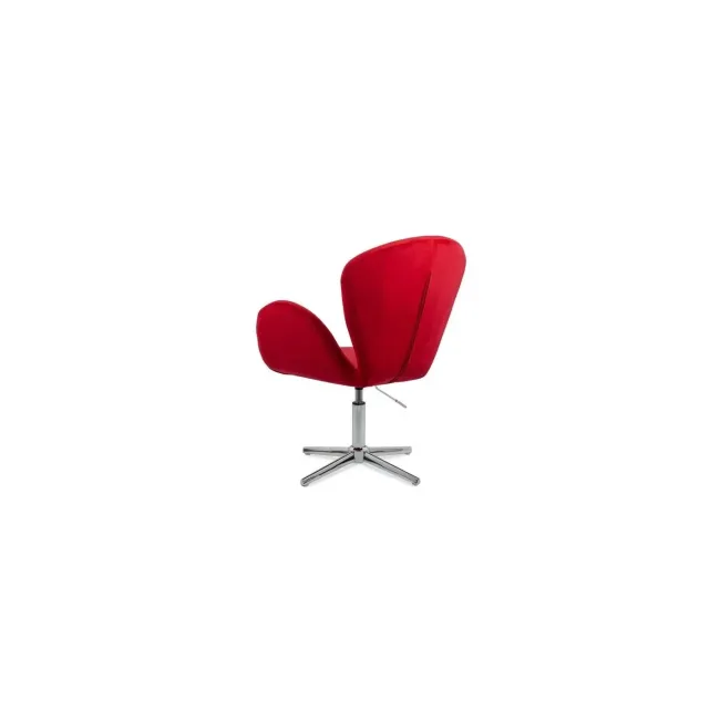 Scaun pentru relaxare rel406, catifea, baza metal cromat, inaltime reglabila, 100 kg drm1610