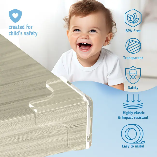 Set 12 Coltare din Silicon pentru colturi, forma T, fixare cu adeziv puternic Tesa, fara urme, Sipo EKDSBS-EC55T