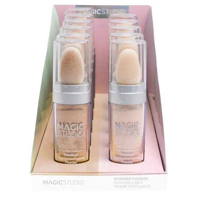 Set 12 bucati iluminator pudra StarShine Dust, 68067, Magic Studio