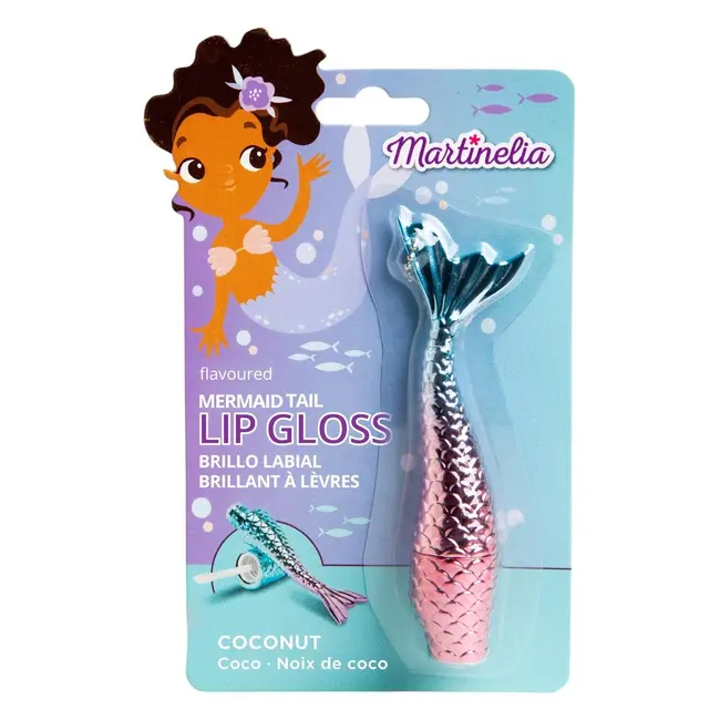 Set 12 luciuri de buze breloc Mermaid Tail, 79000BL, 1.9 g, Martinelia