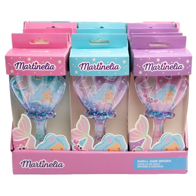 Set 12 perii de par, Mermaid Shell, 90034, Martinelia