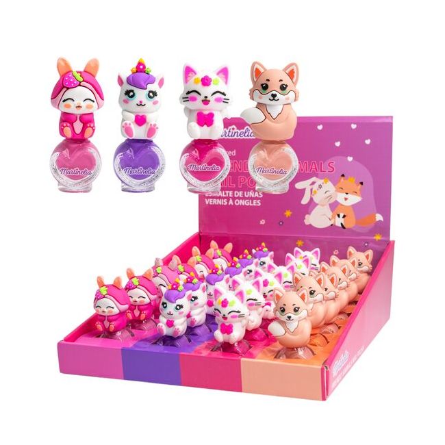 Set 24 Lac de unghii Friendly Animals, 44107,  Martinelia