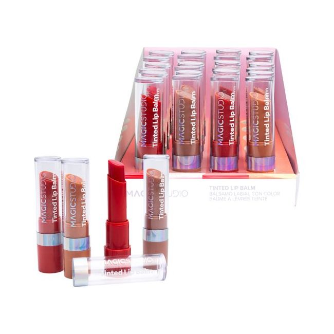 Set 24 balsam buze colorant, Glow Tinted 99029, Magic Studio