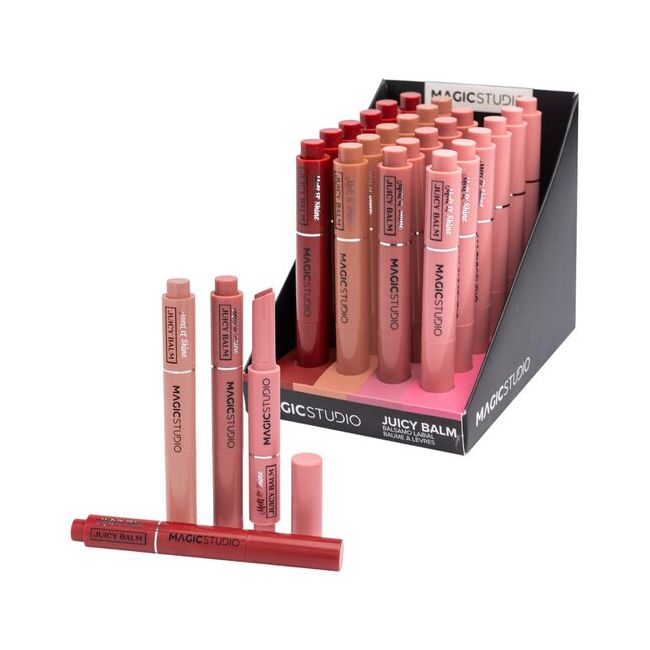 Set 24 bucati Balsam de buze Melt & Shine, 68176, Magic Studio