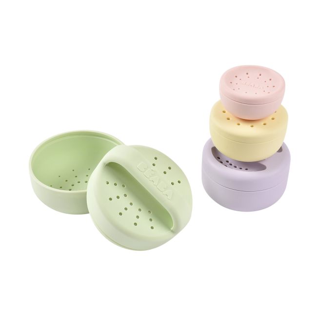 Set 4 jucarii de baie Beaba din silicon ERFB920409