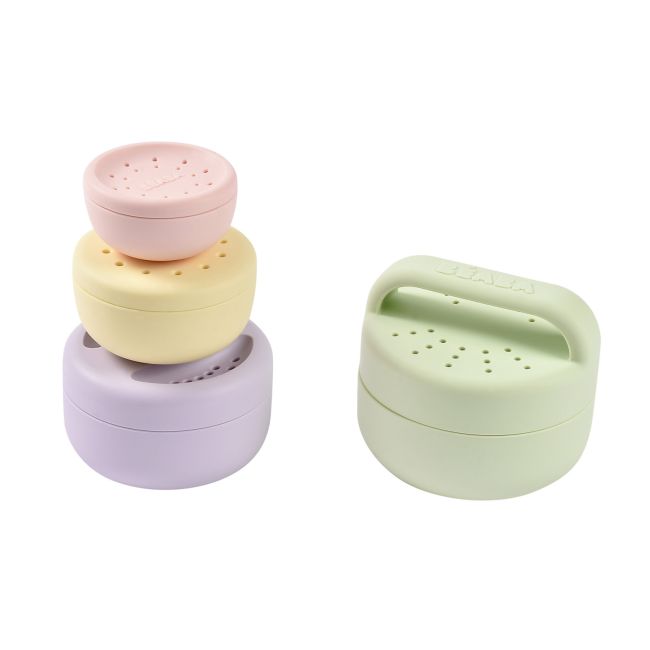 Set 4 jucarii de baie Beaba din silicon ERFB920409