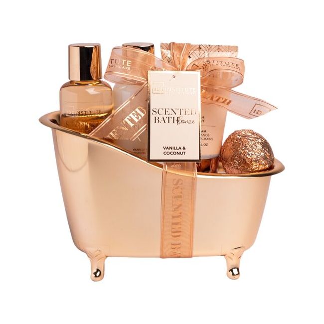 Set 4 produse de ingrijire Scented Bath Bronze, IDC Institute 12131, 320 ml