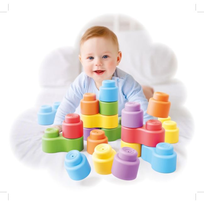 Set de Constructie Quercetti Momy Soft 32 blocuri ERFQ04143