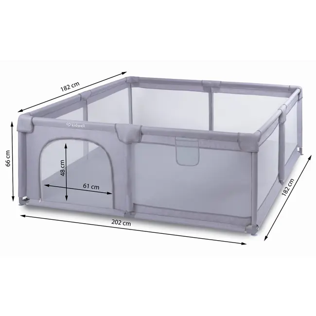 Spatiu De Joaca, Fanko, Kidwell, 180 X 200 Cm, Gri Pjbkomofan01a3