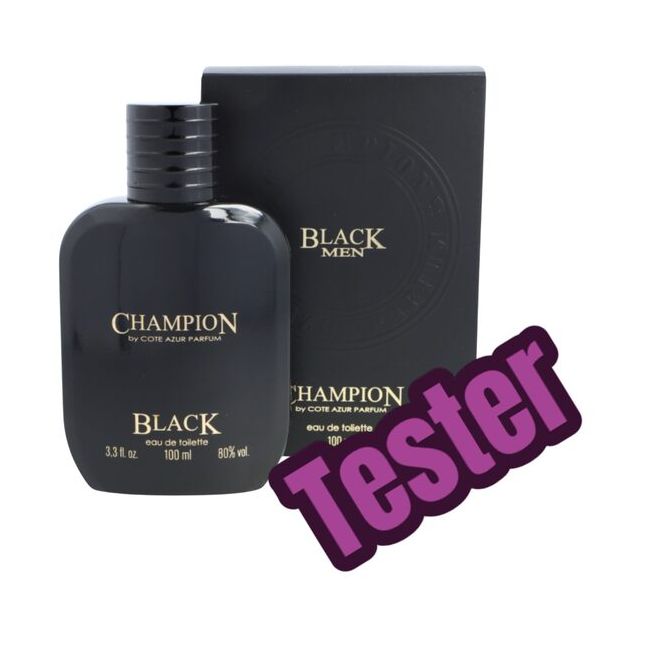 Tester Apa de toaleta Champion Black, barbati, Cote D´Azur, 100 ml