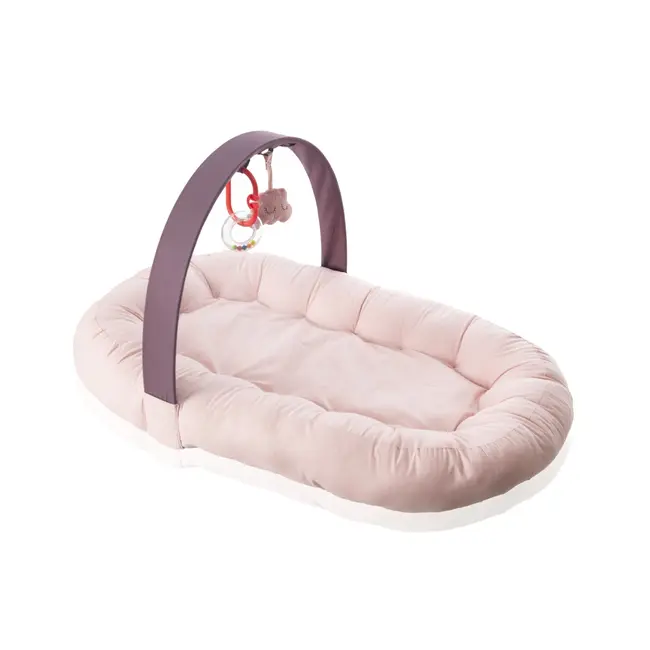 Babynest cu bara de jucarii, BabyJem, somon JEMbj_8783