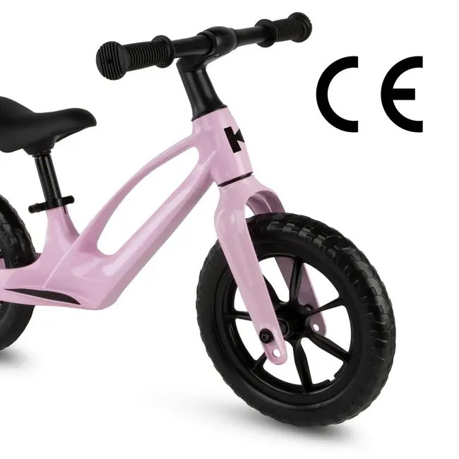 Bicicleta De Echilibru Fara Pedale Pentru Copii, Reglabila Si Roti Eva, Ultra-usoara, Vito Pink Pjbrobivit04a0