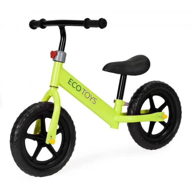 Bicicleta fara pedale cu roti din spuma eva ecotoys jm-763 - verde - resigilat edeedijm-763verde_resigilat