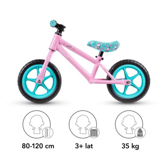 Bicicleta fara pedale cu roti din spuma eva kidwell mundo - unicorn - resigilat edeedirobimun01a1_resigilat