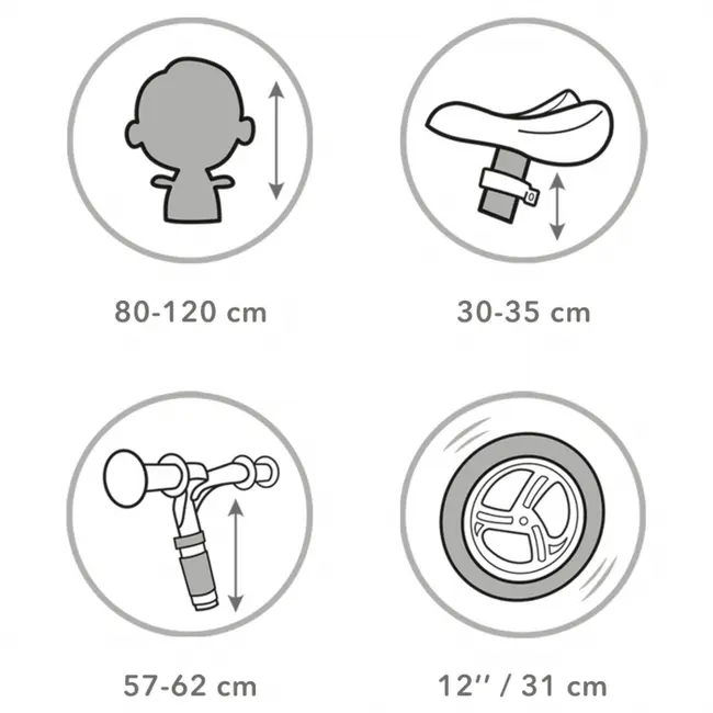 Bicicleta fara pedale kidwell rebel yellow - resigilat (urme usoare de utilizare si montaj) edeedirobireb10a0_resigilat