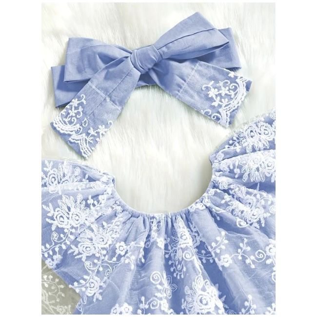 Body elegant cu dantela brodata mdtu143-de