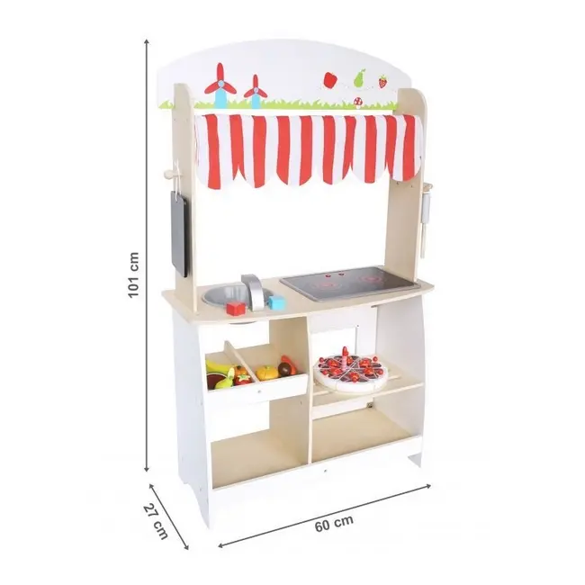 Bucatarie ecotoys ca04063 + set accesorii - resigilat edeedica04063_resigilat